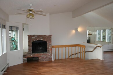 Fireplace in living room