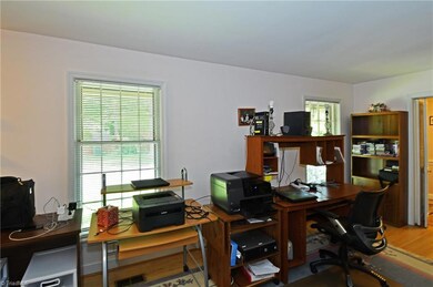Living room currently used as office