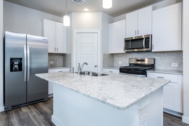 beautiful kitchen with stainless steel appliance
