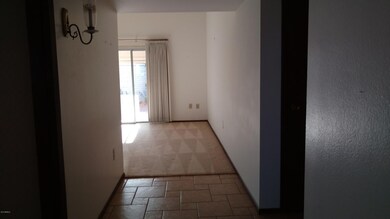 View from front door to living room