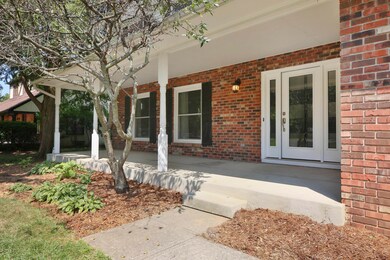 Welcoming front porch