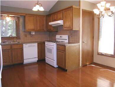 This wonderful kitchen has beautiful new floor and