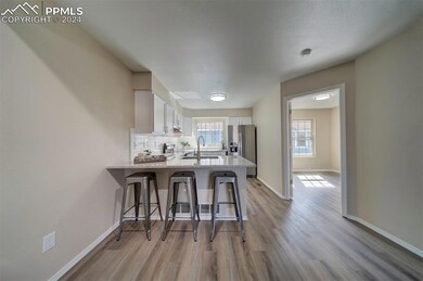 Open to kitchen area