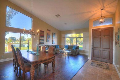 Living room and Dining room