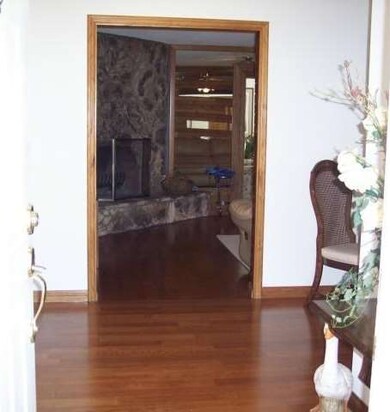 Looking into family room from front entry.  Note b