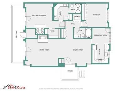 Harbour Village, #204 - Floor Plan