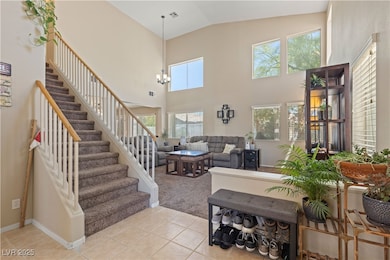 Entry way view into home.