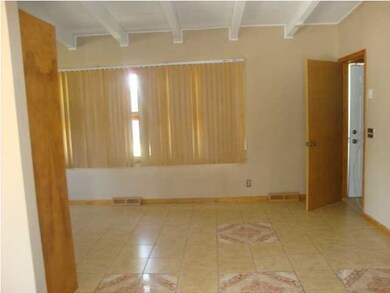 Dining area with tile floors