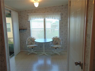 Breakfast nook and pantry.