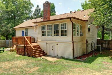 Back view of the home. Extra storage available und