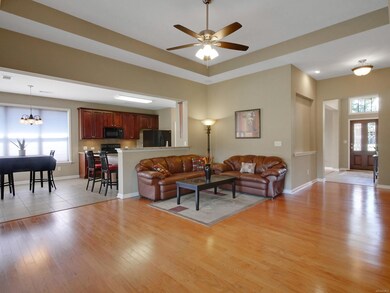 The open floorplan is great for entertaining.
