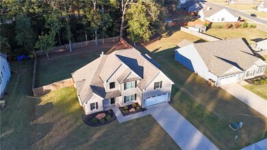 View from above of property
