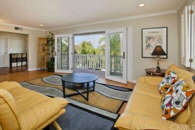 Living room with french doors to veranda