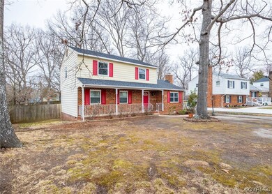 View of front of house with covered porch