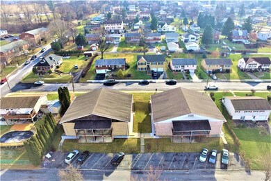 Aerial view from rear/neighborhood