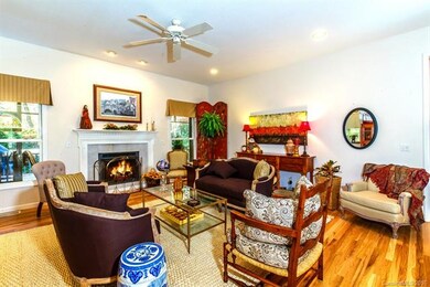Newly installed hardwood floors