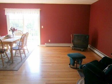 Dining area opens to the family room...