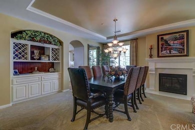 Room for your formal dining furniture -- fireplace