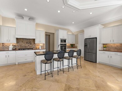The chef’s kitchen is a showstopper, complete with