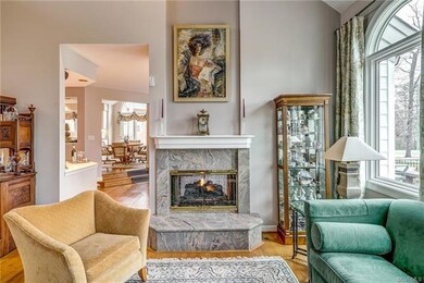 Living Room with Gas Fireplace