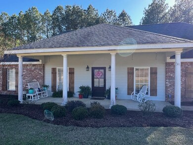 Front porch & landscaping