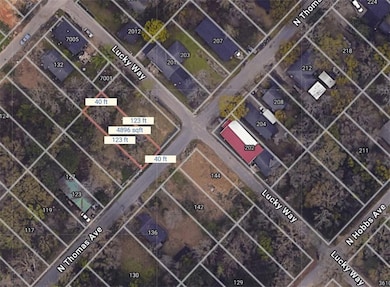 Aerial overview of property's location with proper