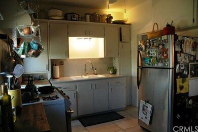 view of kitchen, looking toward the back of home