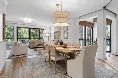 Dining space with baseboards