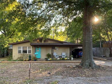 Stately Oak Tree graces the front yard
