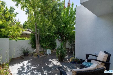 Private patio with shady spot