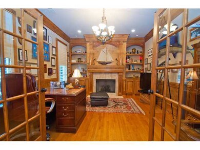 A real gem of an office!   Rich wood panelling and