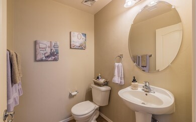 Down Stairs Powder Room