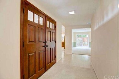 Impressive double door entry