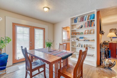 Cheery dining area