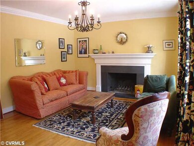 Living Room - Living Room with wood floor and fire