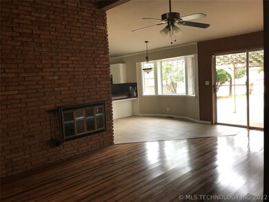 Captivating, spacious open floor plan is encircled