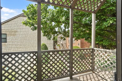 Patio off of living room.