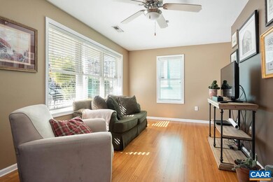 Bright living, bamboo flooring throughout 1st floo
