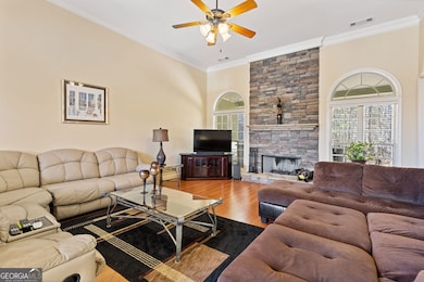 Living Room with Fireplace