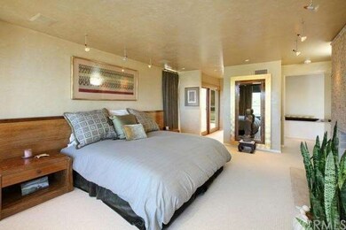 Master Bedroom suite with fireplace and private vi
