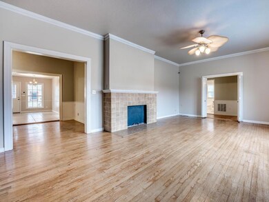 View from the entry into the formal living, decora