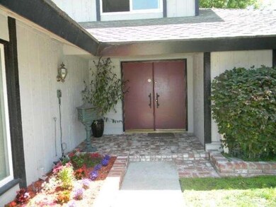 Check out the entry to this home: custom brickwork