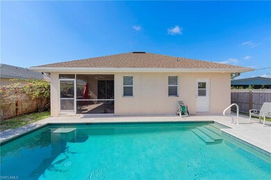 Screen lanai with cageless pool area.