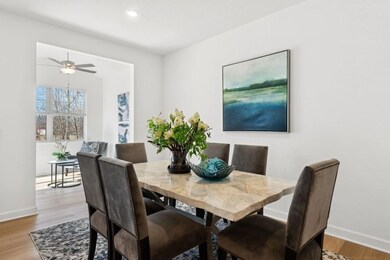 (Photo of a decorated model, actual homes finishes will vary) The perfect spot to eat meals with friends and family.