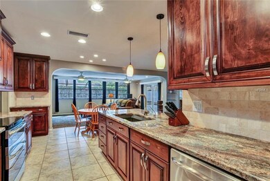 You'll find plenty of counter space and cabinet st