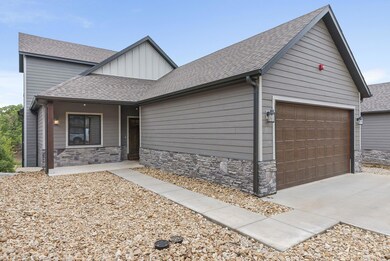 Front View with Garage