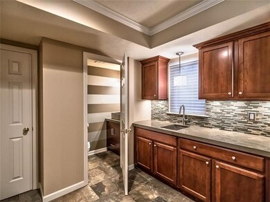 Finished Gameroom with Radiant Heat, Mini Kitchen,