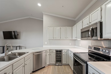 All stainless steel appliances including wine frid