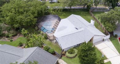 Irregular shape of this corner lot provides extra 