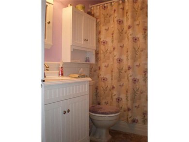 Bathroom. Both the upper and the lower baths were 